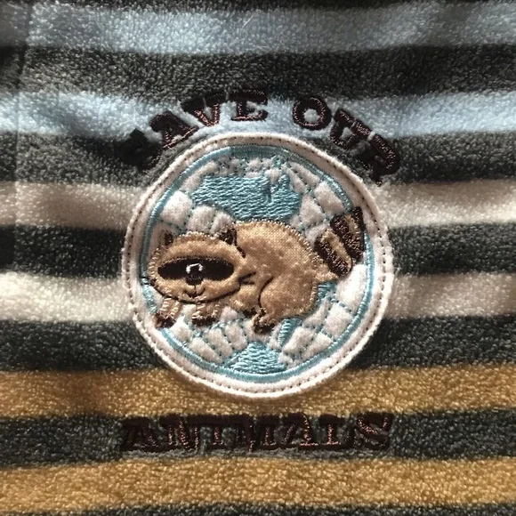 “Save Our Animals” 3 Button Fleece Pullover - Picture 3 of 6